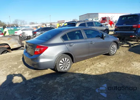 2012 Honda Civic Lx from USA, damaged, VIN 19XFB2F57CE098376
